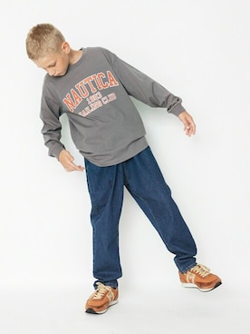 「アイテム（Tシャツ/カットソー）」を使った、BRANSHESさん（キッズ・131cm）の秋コーディネート