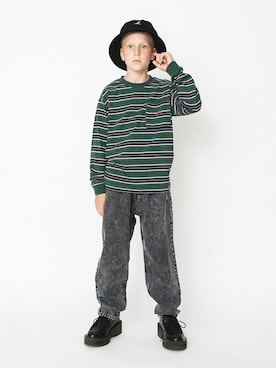 「アイテム（Tシャツ/カットソー）」を使った、BRANSHESさん（キッズ・131cm）の秋コーディネート