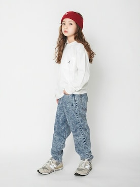 「アイテム（Tシャツ/カットソー）」を使った、BRANSHESさん（キッズ・129cm）の秋コーディネート