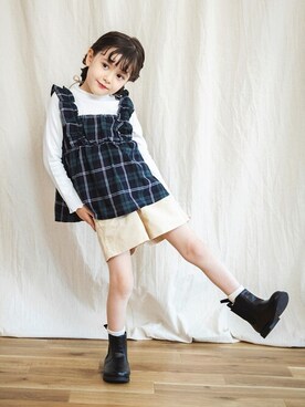 BRANSHESさん（キッズ・111cm）の秋コーディネート