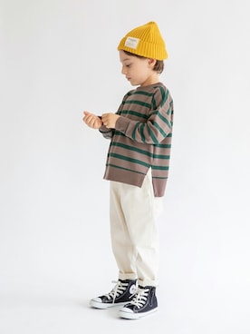 「アイテム（スウェット、その他）」を使った、BRANSHESさん（キッズ・110cm）の秋コーディネート