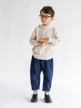 「アイテム（パーカー）」を使った、BRANSHESさん（キッズ・110cm）の秋コーディネート