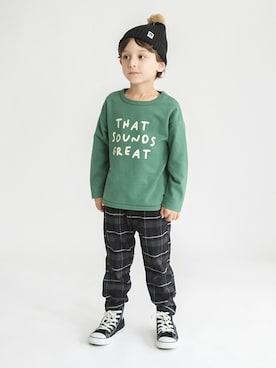 「アイテム（ニットキャップ/ビーニー）」を使った、BRANSHESさん（キッズ・110cm）の秋コーディネート