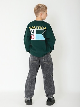 「アイテム（スウェット）」を使った、BRANSHESさん（キッズ・131cm）の冬コーディネート