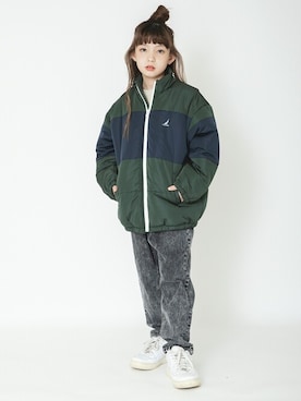 「アイテム（スウェット）」を使った、BRANSHESさん（キッズ・129cm）の冬コーディネート