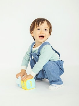 「アイテム（ママ＆ベビー）」を使った、BRANSHESさん（キッズ・80cm）の冬コーディネート