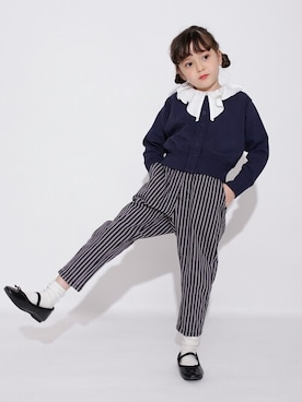 「アイテム（バレエシューズ）」を使った、BRANSHESさん（キッズ・111cm）の冬コーディネート