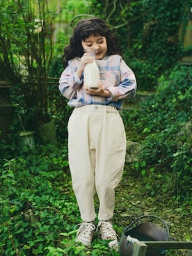 「アイテム（シャツ/ブラウス）」を使った、BRANSHESさん（キッズ・111cm）の冬コーディネート