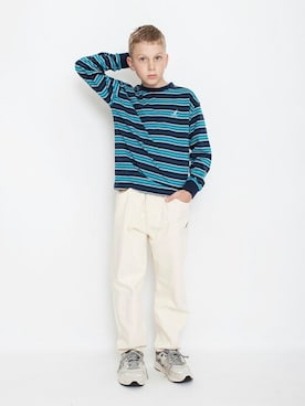 「アイテム（パンツ）」を使った、BRANSHESさん（キッズ・131cm）の冬コーディネート