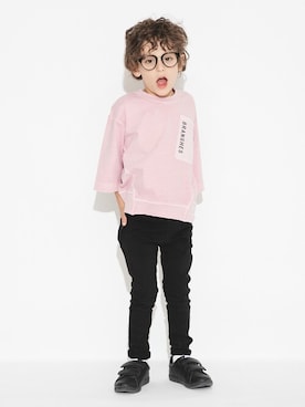 「アイテム（Tシャツ/カットソー）」を使った、BRANSHESさん（キッズ・110cm）の冬コーディネート