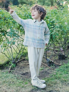 「アイテム（シャツ/ブラウス）」を使った、BRANSHESさん（キッズ・110cm）の冬コーディネート