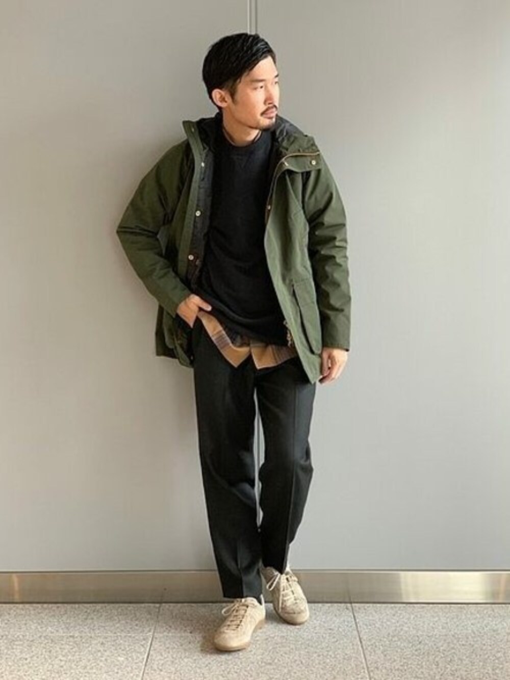 Barbour（バーブァー）の「BARBOUR / バブアー 別注 HOODED BEDALE SL