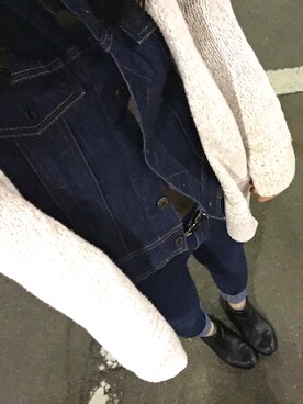 「MK MICHEL KLEIN（エムケーミッシェルクラン）のアイテム（ジャケット/アウター）」を使った、sakiさん（レディース・163cm）の春コーディネート