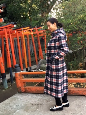「JW Anderson（ジェイダブリューアンダーソン）のアイテム（その他シューズ）」を使った、M e e mさん（レディース・160cm）の冬コーディネート