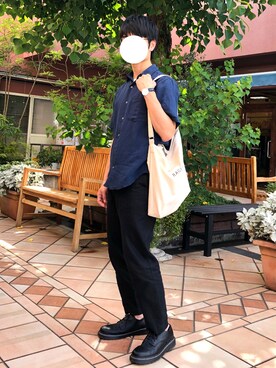 MizuKi使用「RAGEBLUE（【RAGEBLUEロゴ】EASY BAG/786914）」的時尚穿搭