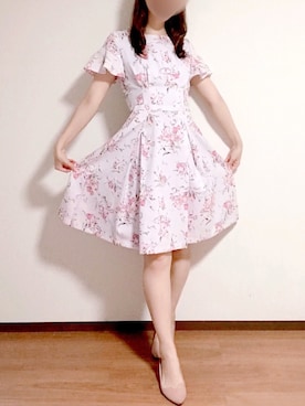 「アイテム（ワンピース/ドレス、ピンク系）」を使った、𝑛𝑜𝑐𝑜𓈒⑅ॱ˖🎀さん（レディース・158cm）の夏コーディネート