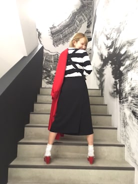 agnès b. 銀座松屋 Rue du jourさんのコーディネート