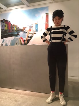 agnès b. 銀座松屋 Rue du jourさんのコーディネート