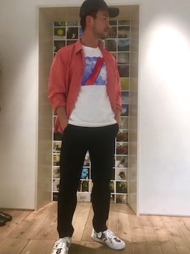 「agnesb.」｜agnès b. 銀座松屋 Rue du jourさん（メンズ・177cm）の夏コーディネート