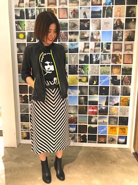 「agnesb.」｜agnès b. 銀座松屋 Rue du jourさん（レディース・169cm）の夏コーディネート