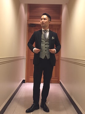 「EDIFICE（エディフィス）のアイテム（チノパンツ）」を使った、KEIさん（メンズ・168cm）の夏コーディネート