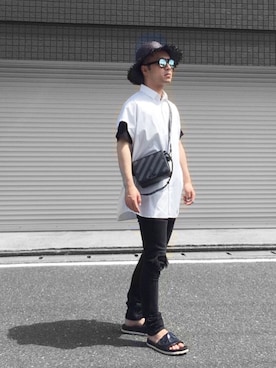 「KSUBI（スビ）のアイテム」を使った、KEIさん（メンズ・168cm）の夏コーディネート