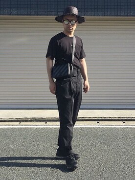 「CLANE（クラネ）のアイテム（その他パンツ）」を使った、KEIさん（メンズ・168cm）の夏コーディネート