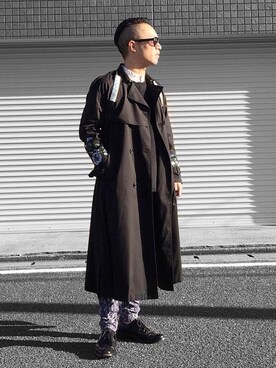 CLANE EMBROIDERY TRENCH COAT　トレンチコート