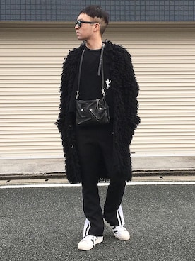 「doublet（ダブレット）のアイテム（ベスト）」を使った、KEIさん（メンズ・168cm）の冬コーディネート