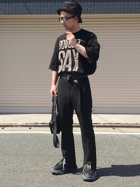 「BBQ」｜「アイテム（その他）」を使った、KEIさん（メンズ・168cm）の春コーディネート