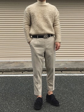 「PADRONE（パドローネ）のアイテム（その他シューズ）」を使った、KEIさん（メンズ・168cm）の秋コーディネート