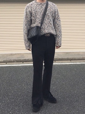 「PADRONE（パドローネ）のアイテム（その他シューズ）」を使った、KEIさん（メンズ・168cm）の秋コーディネート