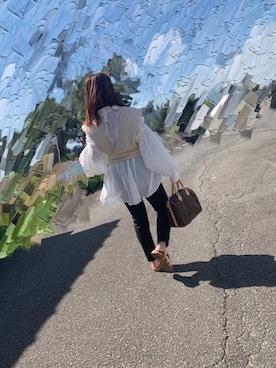 「na.e（ナエ）のアイテム」を使った、ku☺︎さん（レディース・148cm）の秋コーディネート