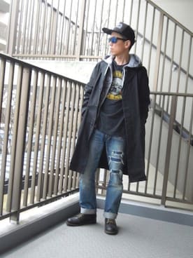 「svolme（スヴォルメ）のアイテム」を使った、genさん（メンズ・167cm）の冬コーディネート