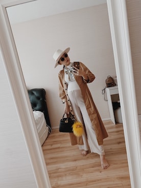 「アイテム（シャツワンピース）」を使った、Rieさん（レディース・160cm・20代）の秋コーディネート