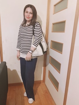 「Daniel Wellington（ダニエルウェリントン）の販売終了 クラシックペティット ボンダイ 32mm（アナログ腕時計）」を使った、Emma. 相互フォロー大歓迎♡さん（レディース・155cm）の夏コーディネート