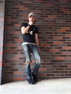 「アイテム（腕時計）」を使った、橋本 侑哉さん（メンズ・173cm・20代）の夏コーディネート