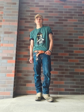 橋本 侑哉さん（メンズ・173cm）の夏コーディネート