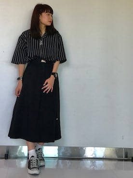 佐々木麻耶さん（レディース・156cm）の春コーディネート