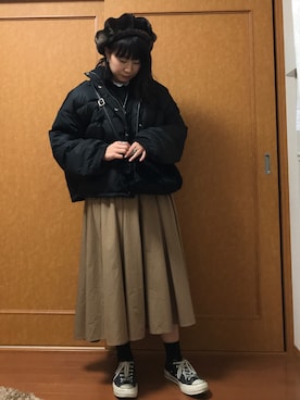 佐々木麻耶さん（レディース・156cm）の秋コーディネート