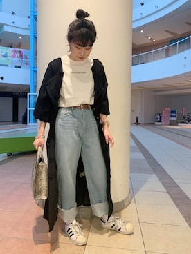 佐々木麻耶さん（レディース・156cm）の春コーディネート