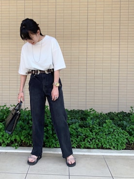 佐々木麻耶さん（レディース・156cm）の夏コーディネート