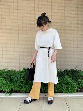 佐々木麻耶さん（レディース・156cm）の夏コーディネート