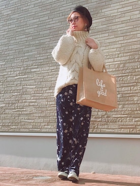 「CONVERSE（コンバース）のconverse（コンバース） ALL STAR OX（オールスターOX）（スニーカー）」を使った、N A O M Iさん（レディース・164cm）の冬コーディネート