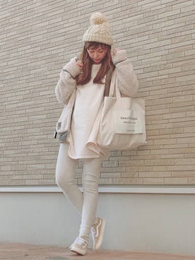 N A O M Iさん（レディース・162cm）の冬コーディネート