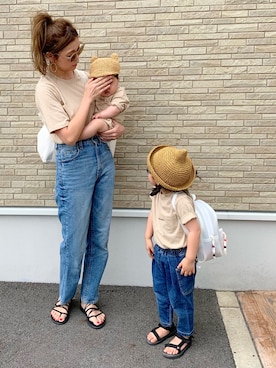 「Teva（テバ）の＜TEVA（テバ）＞∴VOYA INFINITY ボヤインフィニティ サンダル ◆（サンダル）」を使った、N A O M Iさん（レディース・163cm）の夏コーディネート