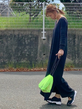 「JOURNAL STANDARD relume（ジャーナルスタンダード　レリューム）のアイテム（ワンピース/ドレス）」を使った、N A O M Iさん（レディース・162cm）の春コーディネート