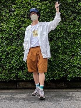 「UNKNOWN.（アンノウン）のアイテム（リング）」を使った、Kottamさん（メンズ・170cm）の春コーディネート