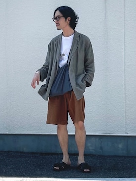 「CLASS（クラス）のアイテム」を使った、Kottamさん（メンズ・170cm）の夏コーディネート