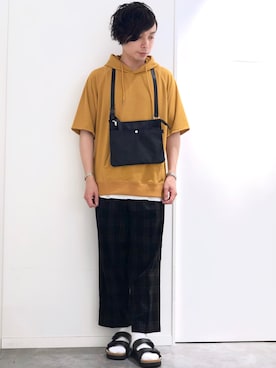 「コンフォートサンダル」｜Nobuさん（メンズ・172cm）の春コーディネート